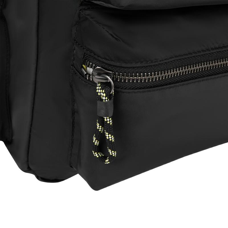 Calvin Klein Simple and fashionable commuting large-capacity backpack fabric backpack men's space black