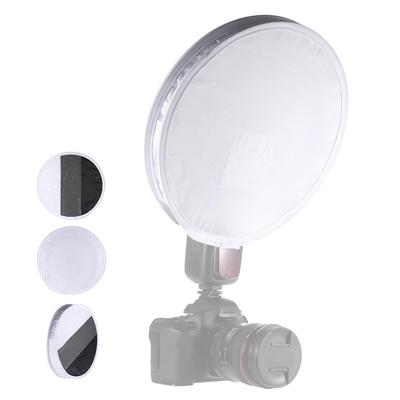 Softbox difusor de flash Speedlite redondo de 12 pol./31 cm na câmera para Canon Nikon
