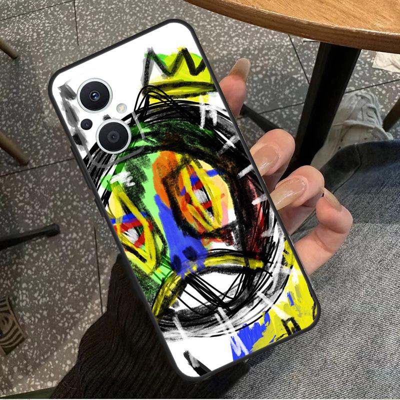 Graffiti Case For OPPO Reno 7 8 10 Pro 8T 2Z 4Z 5Z 6 Lite OPPO Find X6 Pro X2 X5 Lite X3 Neo Cover