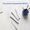 6 PIEZAS tono blanco puro White Oil Pastels textura suave y lisa Crayones seguros para pintar niños Práctica de arte