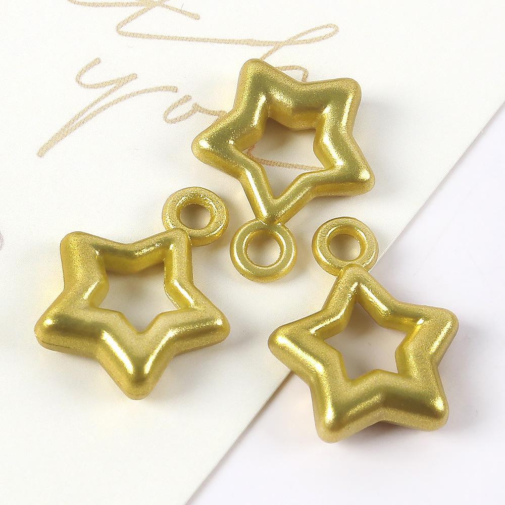 

10pcs Bow Star Resin Acrylic Beads For Necklace Bracelets 15x26mm Plastic Spacer Beads Diy Jewelry Making Beading Accessories