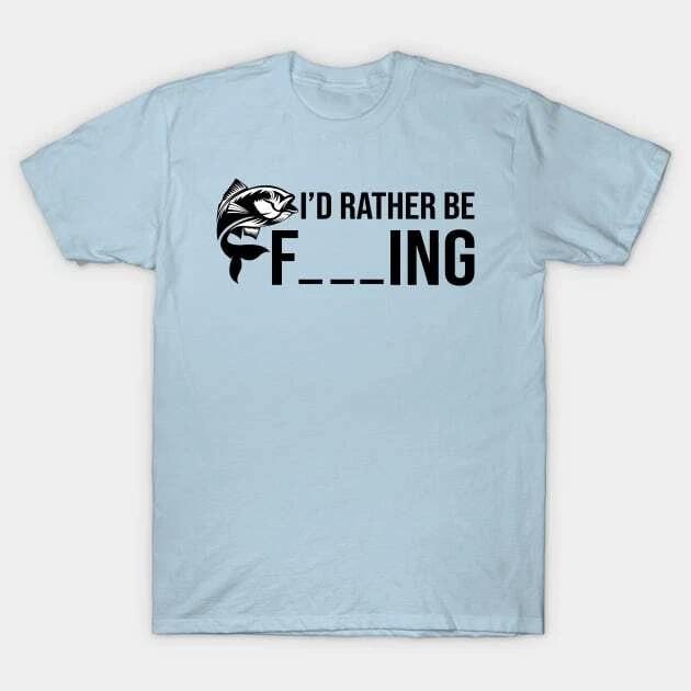 I d Rather Be Fishing Made in Australia T-Shirt 2XL