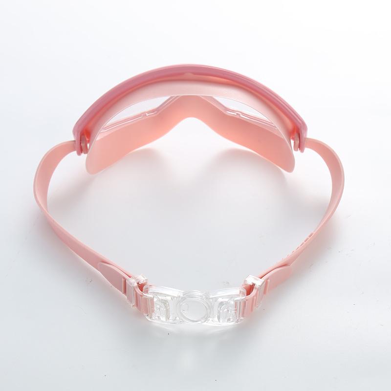 New children s swimming goggles, high-definition, waterproof, anti-fog, large-frame children s swimming goggles, diving practice goggles розовый