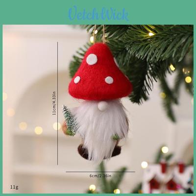 Feiertagsgnom Wandbehang Pilz Weihnachtsmann Für Weihnachtsfeier Dekoration