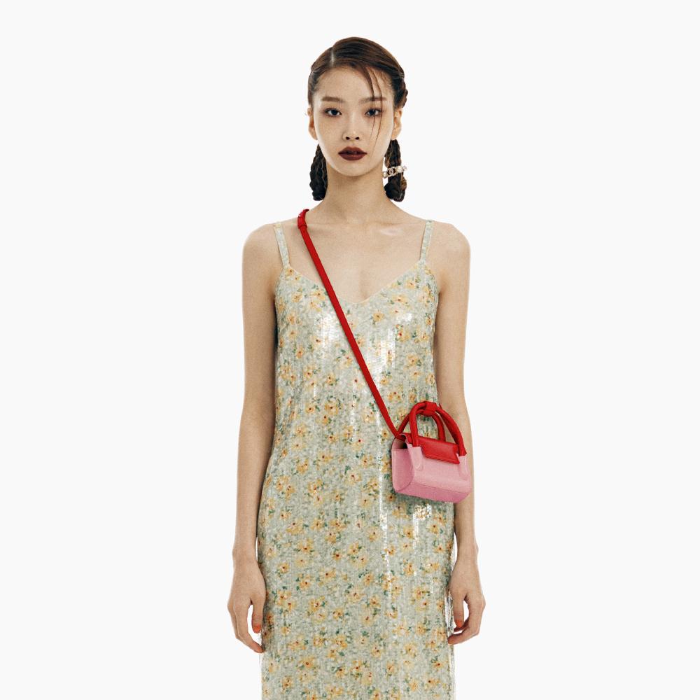 

FIND KAPOOR Marti Bag 12 мятый розовый красный