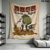 DOOM The Dark Ages Wall Tapestry Aesthetic Wall Hanging Printed Fabric Blanket Decorative Tapestries for Bedroom Living Room Home Decor