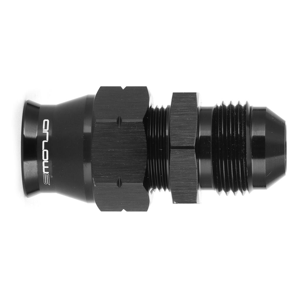 12in Tube To Male 8 AN Adapter Fuel Rail Quick Connect Fitting OnePiece CNCMaching Universal
