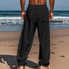 2025 Men's Hip Hop Breathable Linen Casual Loose Sports Pants