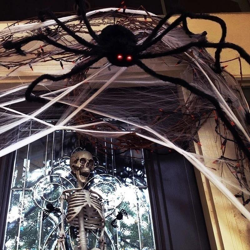 Animal Halloween Decor Super Big Plush Spider For Party Special Halloween Decorations Wholesale