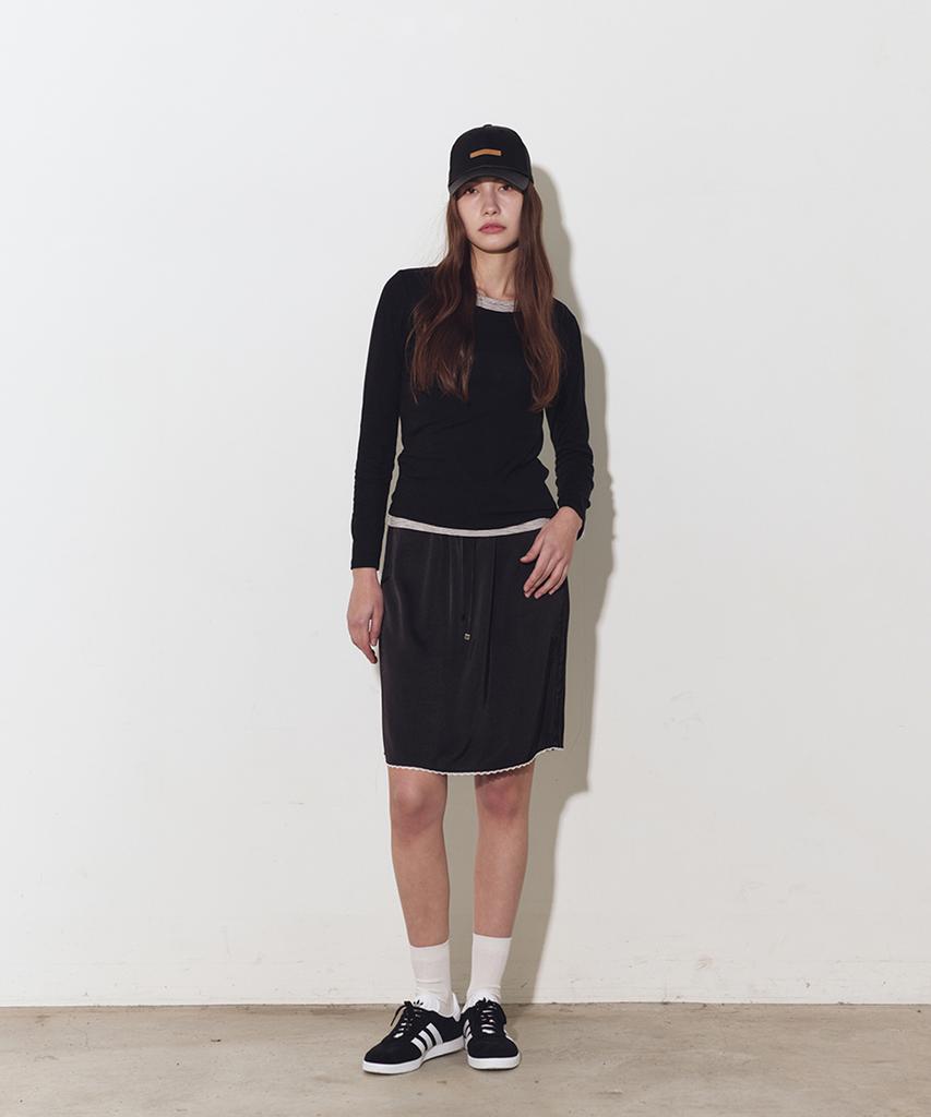JBYRARA Crew Neck Slim Fit Signature T-Shirt_Black