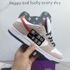 AJ Men's Dunk Black & White Panda Collaboration, Genuine SB Skate Shoes, Green Apple Shoes, AJ1 Low-Top Women's Running Shoes