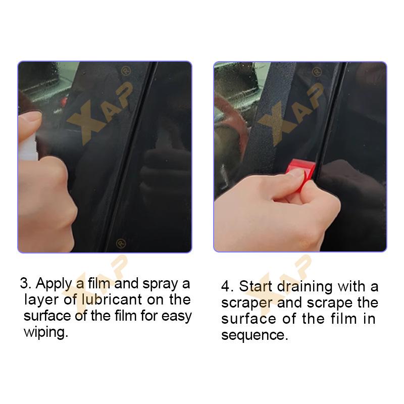 Volkswagen ID6 Crozz XTPU Transparent Window B-C Pillar Protective Stickers