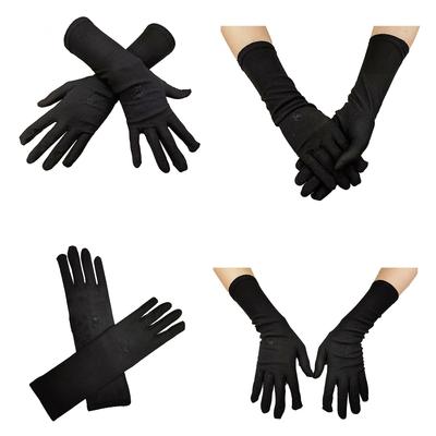 Elastic Stretchy Gloves for Arab Women Sun Protective Arm Sleeves Ethnic Gloves Islamic Accessories Casual Wear Gloves