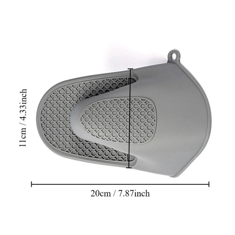 Silicone Hand Clip Kitchen Anti-Scald Thickened Silicone Heat Insulation Gloves Household Oven Baking Tools Oven Mitts