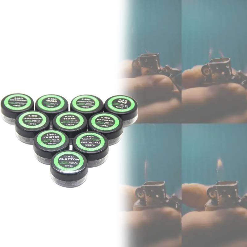 Alien Clapton Coil Rda Heating Wire For Vape Enthusiasts Fueling Cloud Chasing