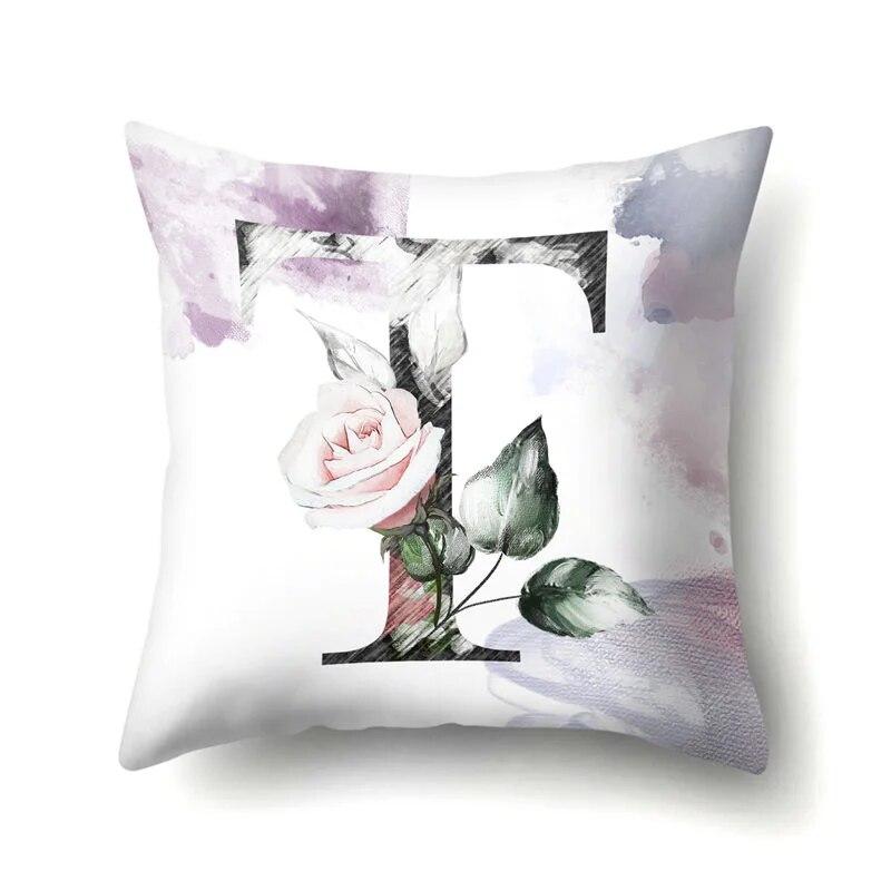 Home Bedroom Sofa Car Decorative Pillowcase Floral Letter  Plant Tree  Cushion Cover