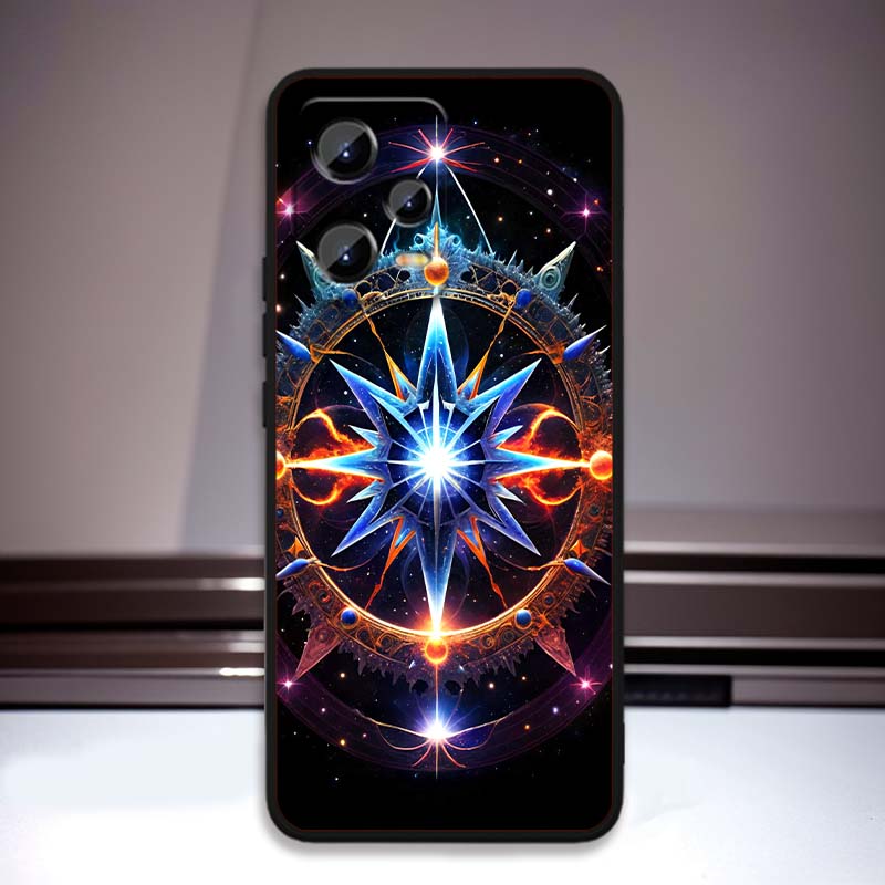 Cosmic Starry Sky Pattern Phone Case For Xiaomi Redmi Note 15 14 13 12 12S 11E 11 11S Pro Plus 4G 5G Black Soft TPU
