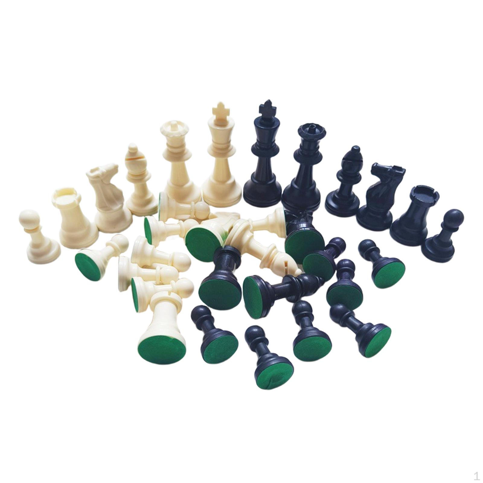 

32 штуки смоляные шахматные пешки, головоломка, турнирные шахматные фигуры для пикников, для начинающих 6.5cm King