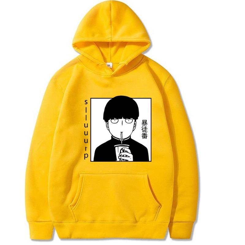 Mob Psycho Japanese Animation Autumn Men's Hoodie Sweatshirt Men Womnen Fashion Design Pullover Men's Fleece Hoodies