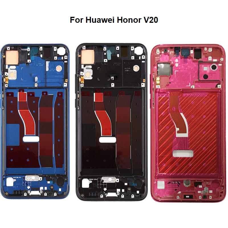 6.4" For Huawei Honor View 20 V20 Middle Frame Front Bezel Housing Lcd Supporting Holder Rear Plate Chassis