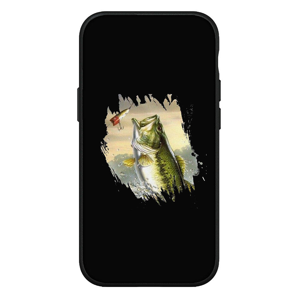 For Samsung Galaxy S24 S23 iPhone 16 15 14 Xiaomi Redmi Note 13 12 11 Plus 9 Pro Max X XR Phone Case Fishing Fly Trout Carp Rod Fish OPPO Huawei Cover