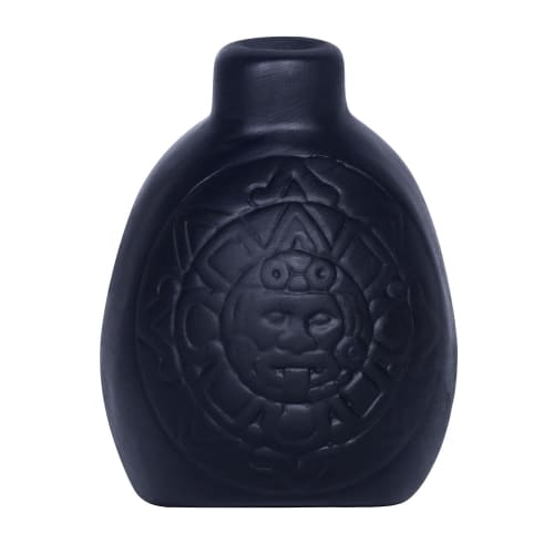 Fluierul Aztect al Morții Deekec - Craniu Negru, Cadou Perfect pentru Halloween/Halloween