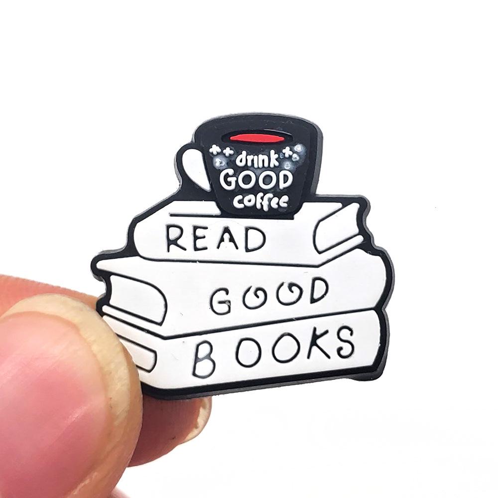 Letter Phrase Series Cartoon Clog Shoe Decorations: Cute PVC Flowers & Buckles