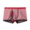 Men's Underwear Stripe Panties U-protruding Boxers Briefs Fashion Knickers Underpant Undies Boxer Shorts M L XL XXL XXXL