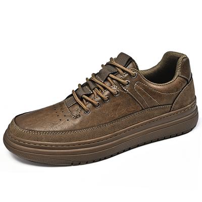 Scarpe Uomo Eleganti da Ufficio Business Scarpe Oxford con Suola Spessa Scarpe da Uomo in Vera Pelle Scarpe Casual da Esterno Consegna Gratuita