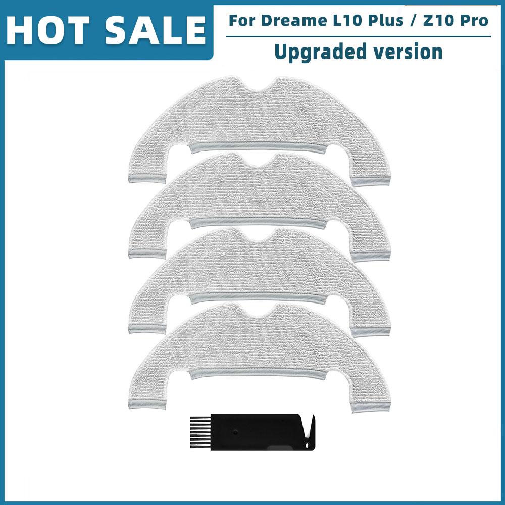 Kompatibel für Dreame Bot L10 Plus / Z10 Pro Saugroboter RLS5D Ersatzteile Zubehör Haupt-Seitenbürste Filter Staubbeutel Mopplappen