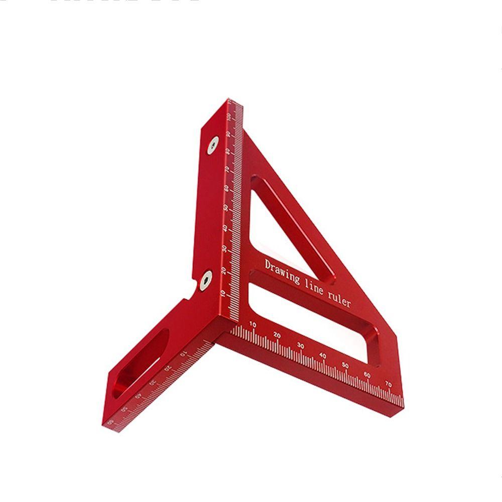 Engineer Carpenter Angle Ruler Miter Triangle Ruler Woodworking Measuring Tool Square Protractor