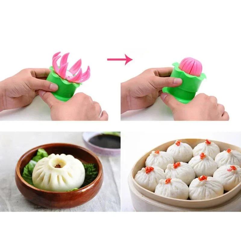 1pcs Chinese Baozi Steamed Stuffed Bun Making Mould, Kitchen DIY Pastry Pie Dumpling Maker, Baking And Pastry Tool, Bun Maker