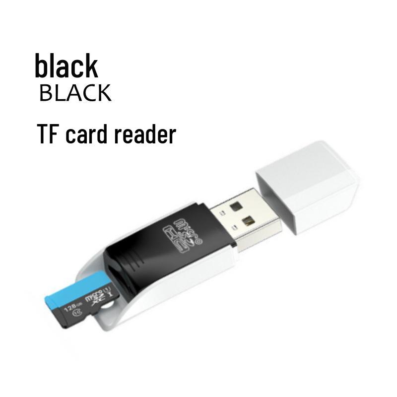 High-Speed Multi-Format Card Reader for SD, TF, MS, and Car-Mounted Cameras