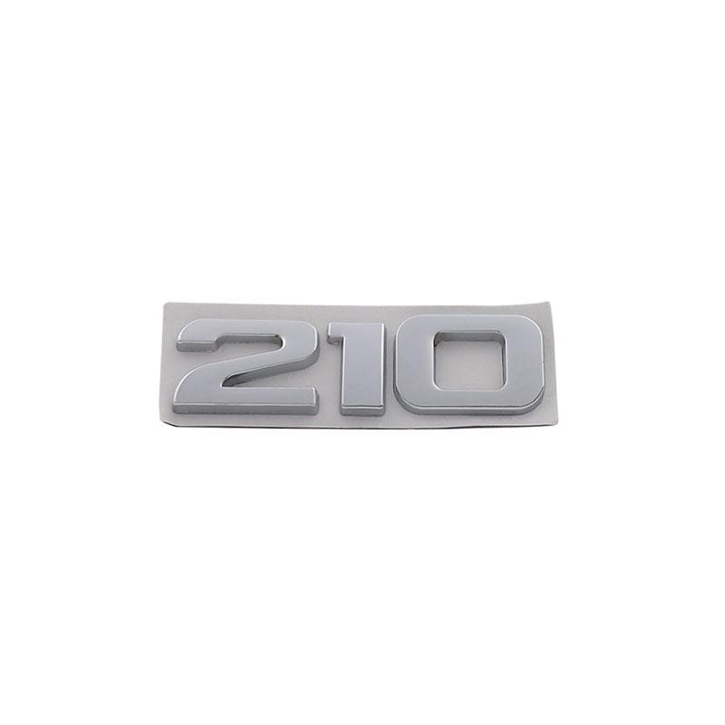 3D Premium 210 220 TURBO for car Hood Fender trunk Decal Emblem Badge Sticker chrome-210