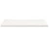 Desk Top, White, 80X40X2.5 Cm, Solid Pine Wood