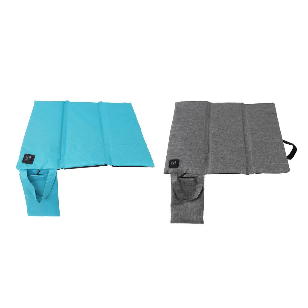 Portable Heated Seat Cushion Adjustable Temperature Heating Seat Pad Multipurpose Lightweight Foldable for Stadium for Camping