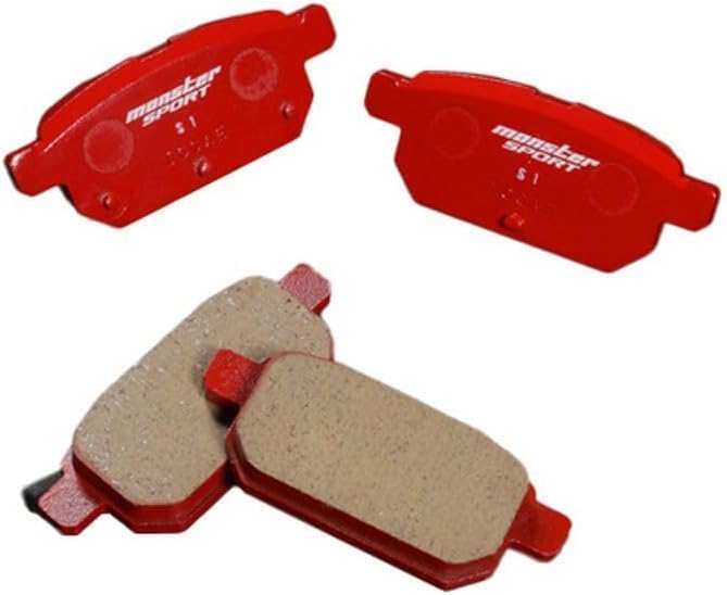 Тормозные колодки MONSTER SPORT [Тип-S1/Задние] для Swift Sport [ZC33S/ZC32S], Swift [ZC13S/ZC43S/Z#53S/Z#83S] и др.. Номер детали: 412141-7650M