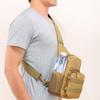 Men Camouflage Military Tactical Pack Hiking Cycling Shoulder Bottle Chest Bag