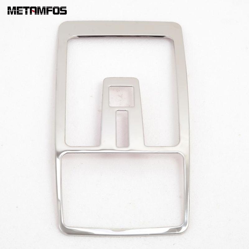 For Cadillac SRX 2010 2011 2012 2013 2014 2015 2016 Stainless Steel Interior Reading Light Lamp Cover Trim Frame Accessories