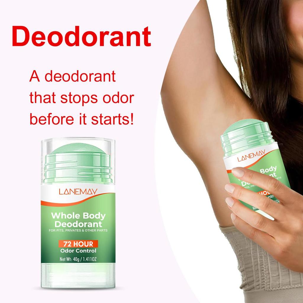 Deodorant na celé tělo - hydratuje a osvěžuje pokožku, řekněte sbohem zápachu, oděru a lepkavosti - platí pro všechny části těla