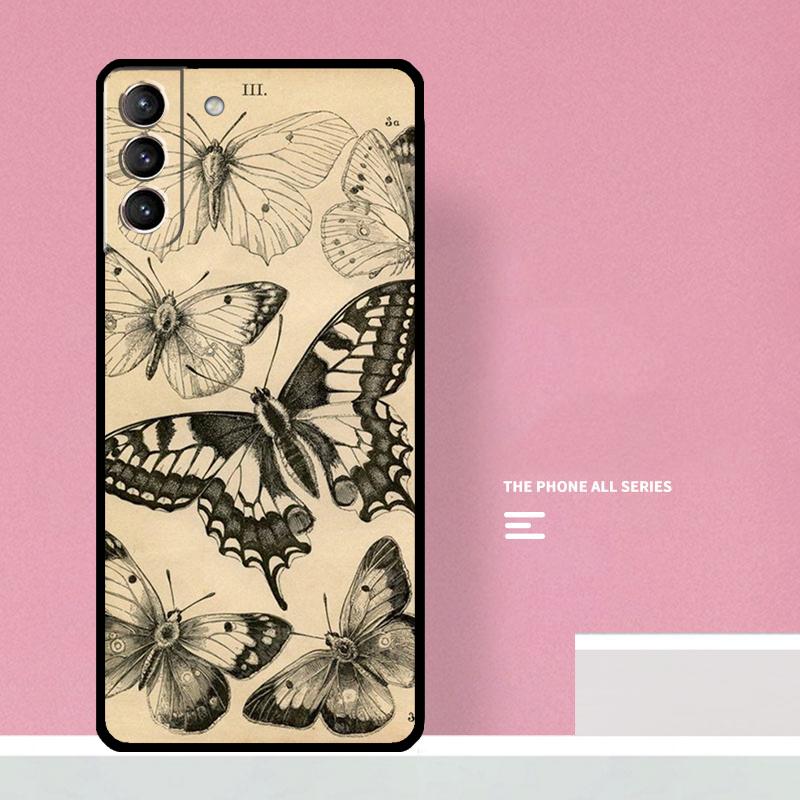 Butterfly Phone Case For Samsung Galaxy S26 S25 S24 S20 S21 S22 S23 Ultra S10 Plus S25 FE Cover Coque
