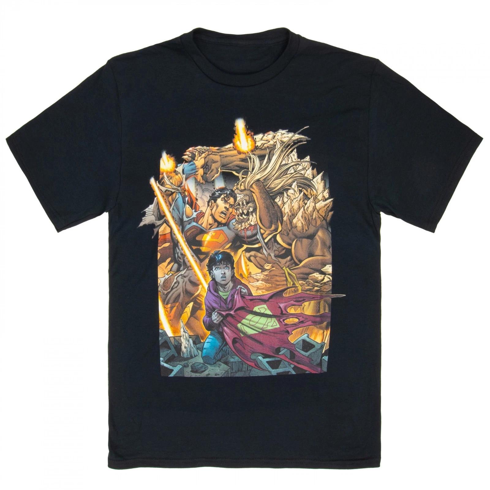 Superman The Death of Superman T-Shirt Gildan S