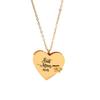 Titanium steel necklace, love book mother plot mother collarbone chain, hot-selling European and American fashion necklace