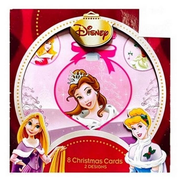 Disney Princess Christmas Card (Pack of 8)