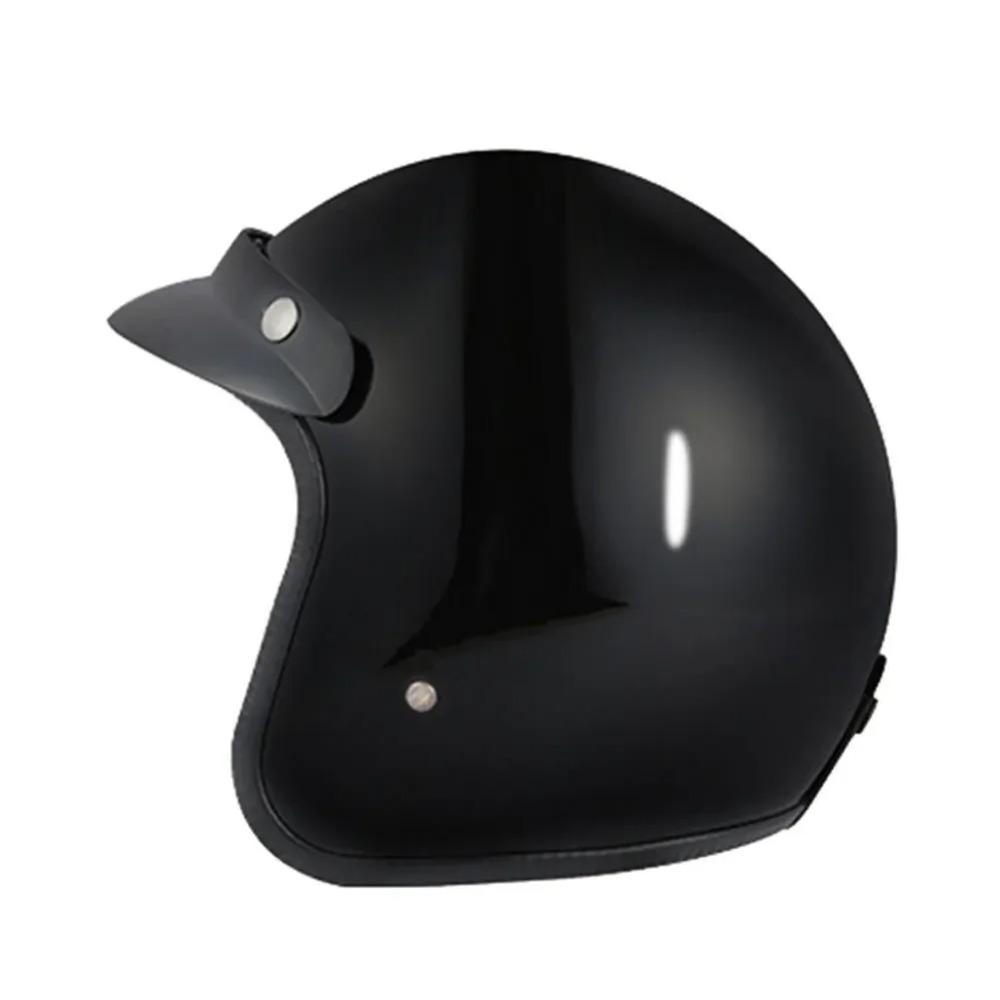 Retro Open Face 3/4 Motorcycle Helmet Motorbike Moto Motocross Vintage casco Cafe Racer Men Women DOT Approved Casque Capacetes