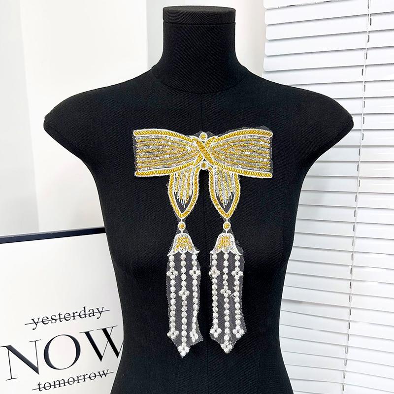 1 buc Costum de Performanță Sector Rochie de Mireasă Multistrat Accesorii Decal Fluture Decor Haine Culoare Strălucitoare