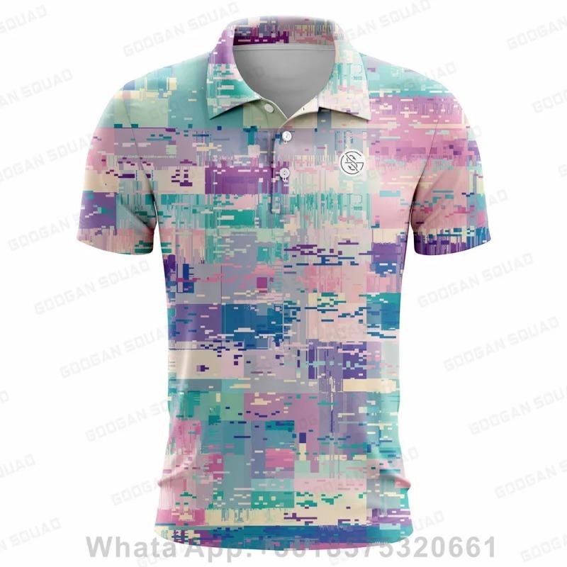 Herren Golf T-Shirt Kurzarm Sport Freizeit Poloshirt Outdoor Hohe Qualität Atmungsaktives Gewebe Sporttrikot Business Poloshirt