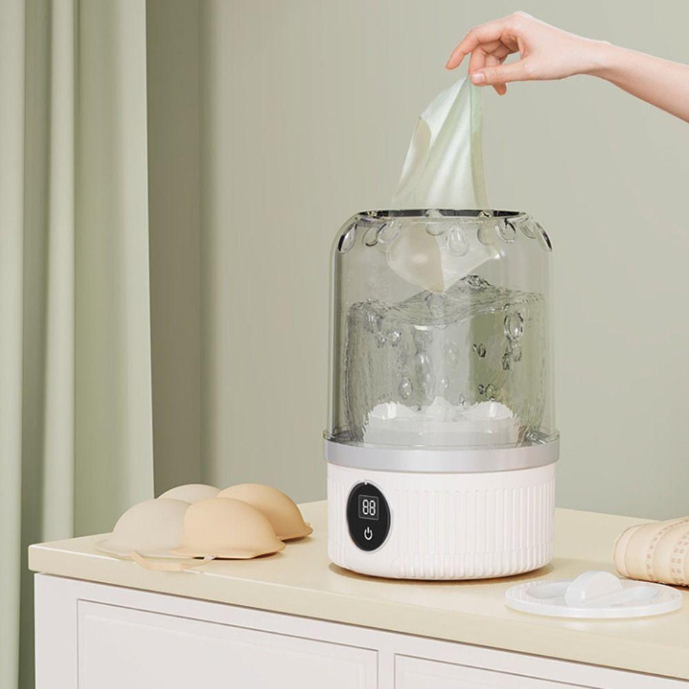 Cordless Portable Washing Machine Rechargeable Mini Washer  Socks Underwear Cleaning