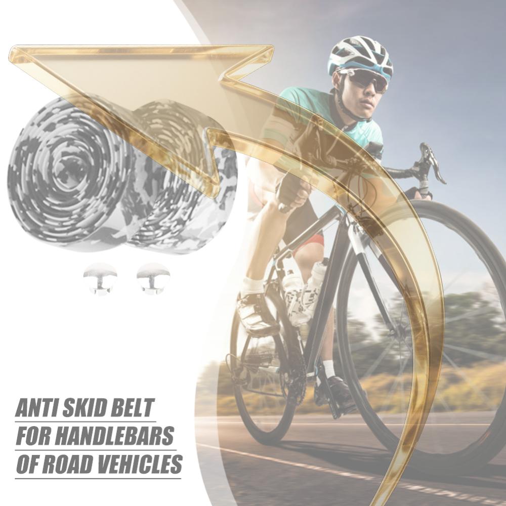 

1 Pair Rubber Road Bike Handlebar Tape Plugs Anti-Slip Bicycle Handle Bar Belt China Mainland