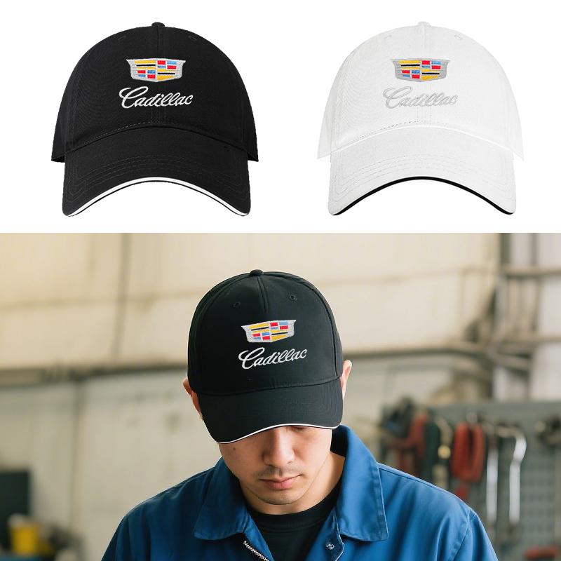 AADM1 Car Baseball Cap Peaked Cap Adjustable Unisex Summer Dad Hat Shade Sport Baseball Hats for Cadillac ATS BLS CT6 STS XLR XT4 DTS